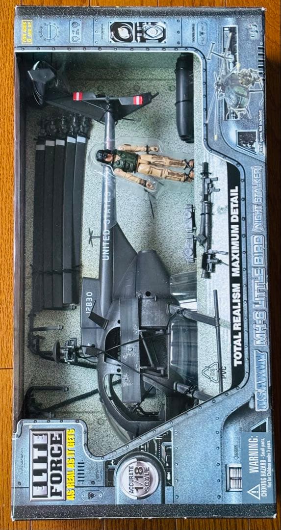 エリートフォース　1/18スケール　リトルバード　ナイトストーカー　未開封品