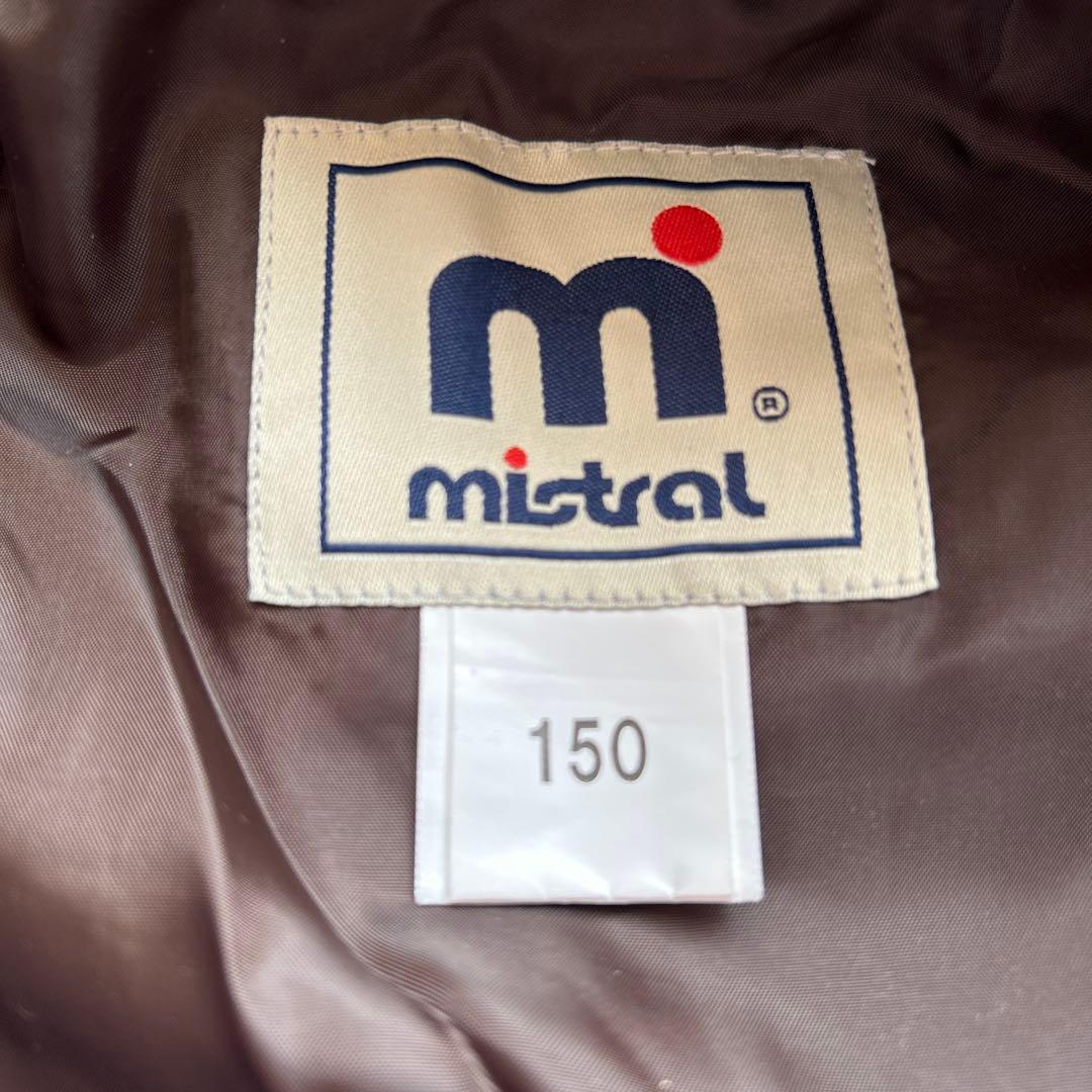 mistral ドット柄 スキーウェア 上下セット子供用
