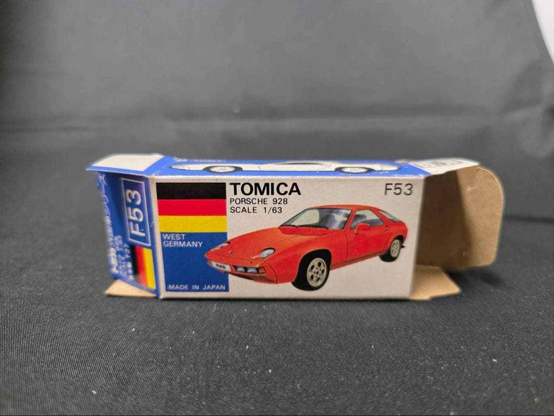 トミカ青箱F53 ポルシェ928(日本製)輸出モデルレア希少