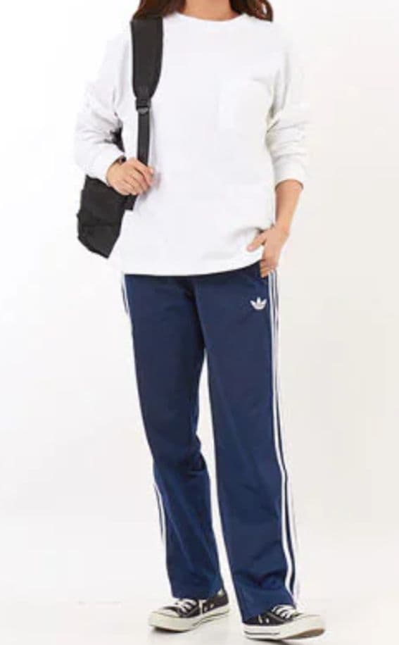 adidas ジャージパンツ 3本ライン ネイビー