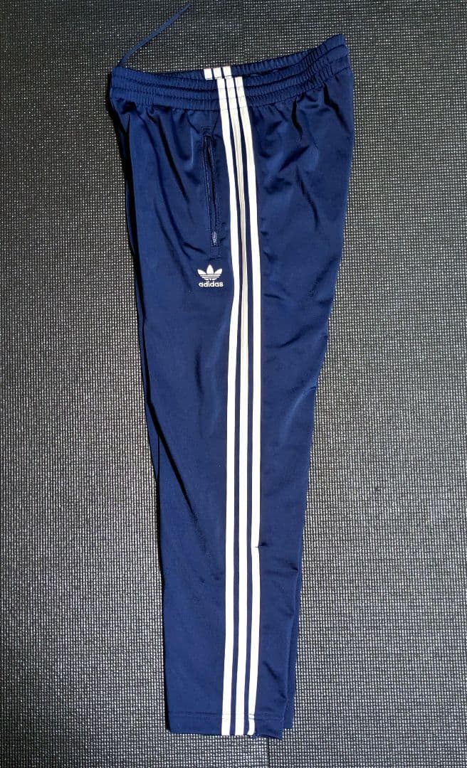 adidas ジャージパンツ 3本ライン ネイビー