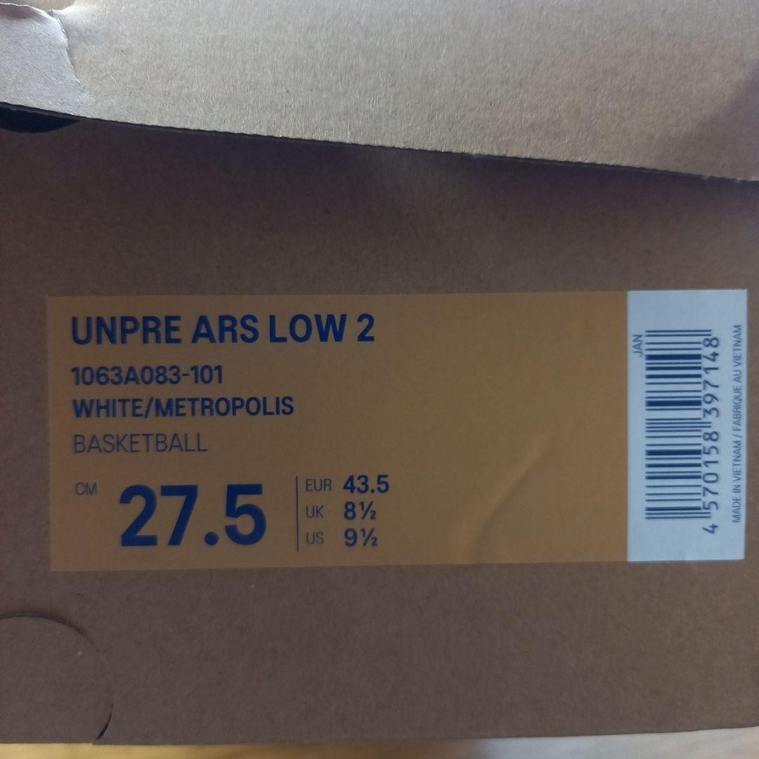 【未使用/タグ付き】ASICS UNPRE ARS LOW 2 バッシュ