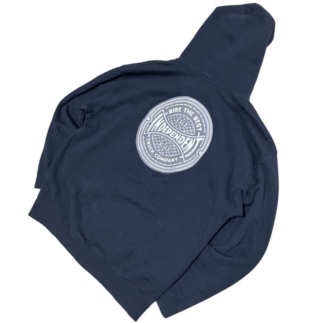 INDEPENDENT INDYバックロゴ ジップパーカー ZIP HOODIE