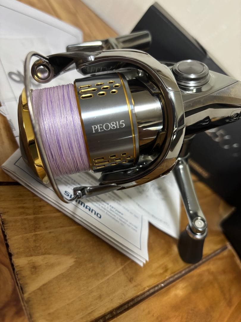 18 ステラ 2500S 夢屋スプール ダブルハンドル エギング カスタム 美品