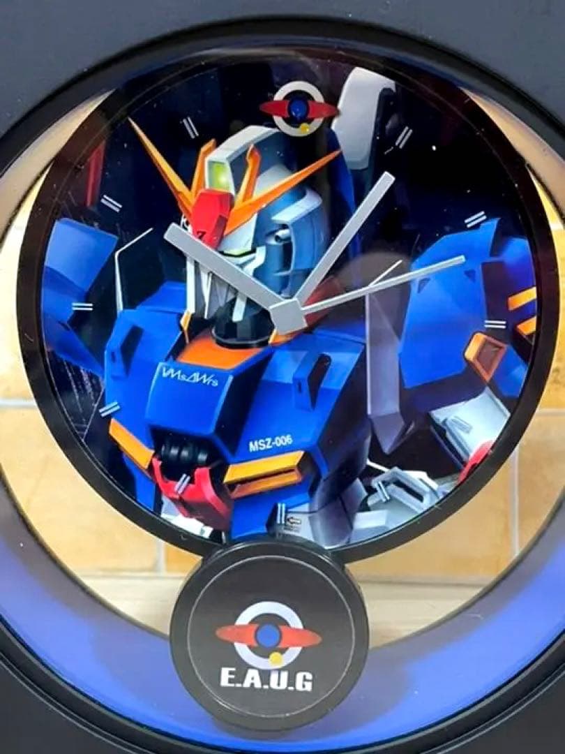 テ2 ガンダム 振り子時計　置き時計