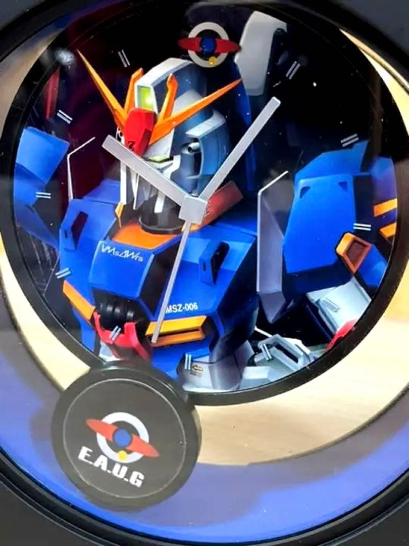 テ2 ガンダム 振り子時計　置き時計