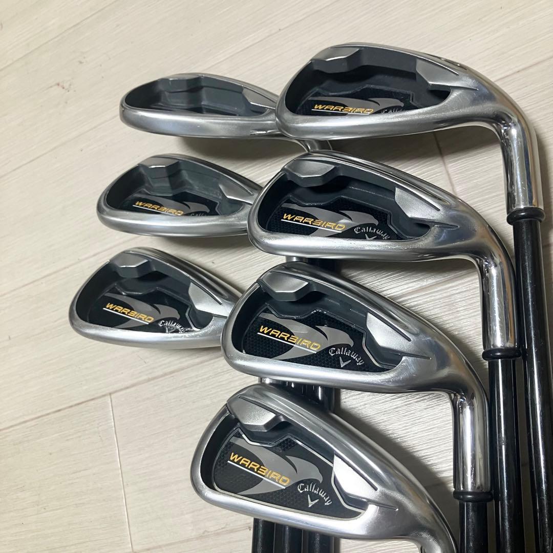 クリーニング済/callaway WARBIRD キャロウェイアイアンセット7本