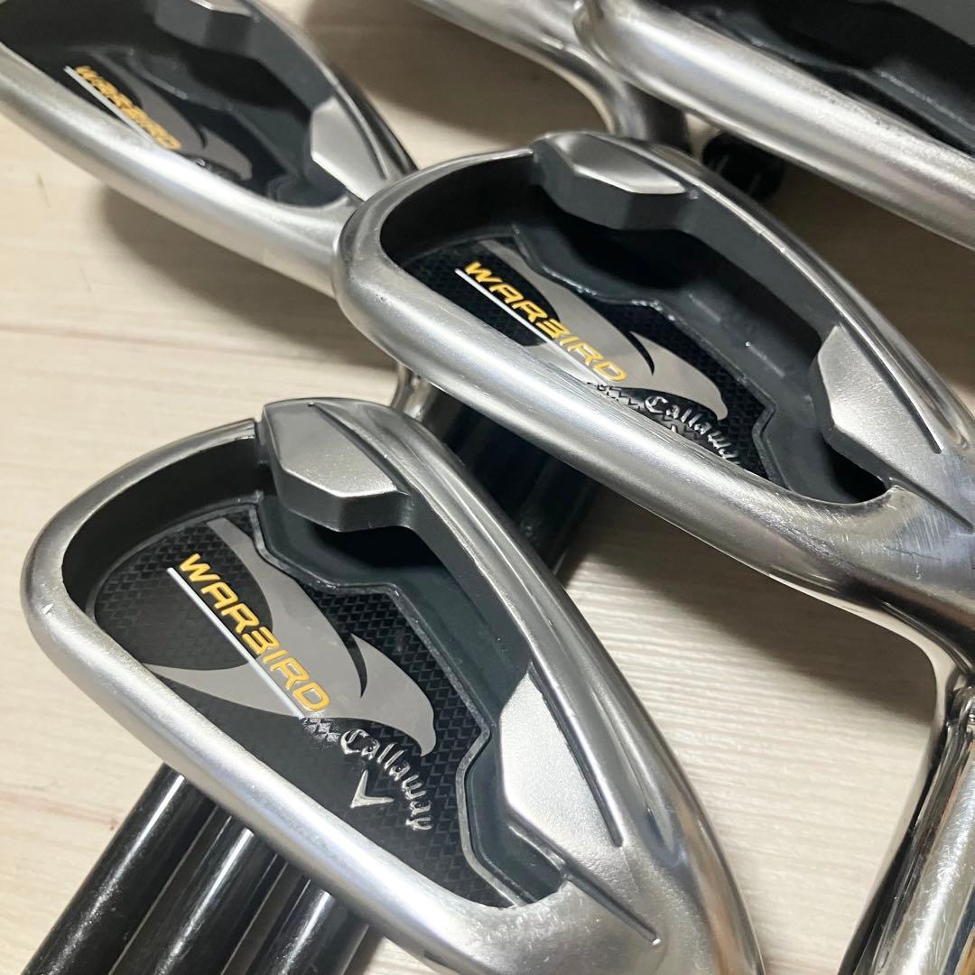 クリーニング済/callaway WARBIRD キャロウェイアイアンセット7本