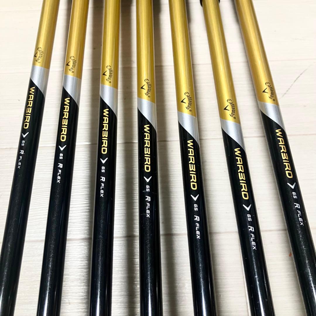 クリーニング済/callaway WARBIRD キャロウェイアイアンセット7本
