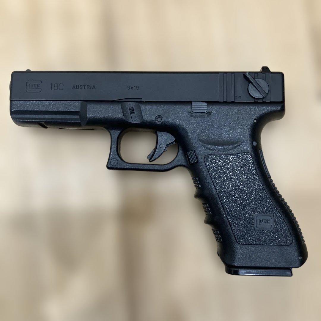 GLOCK 18C 電動ガン バッテリー・100連マガジン&BB弾付