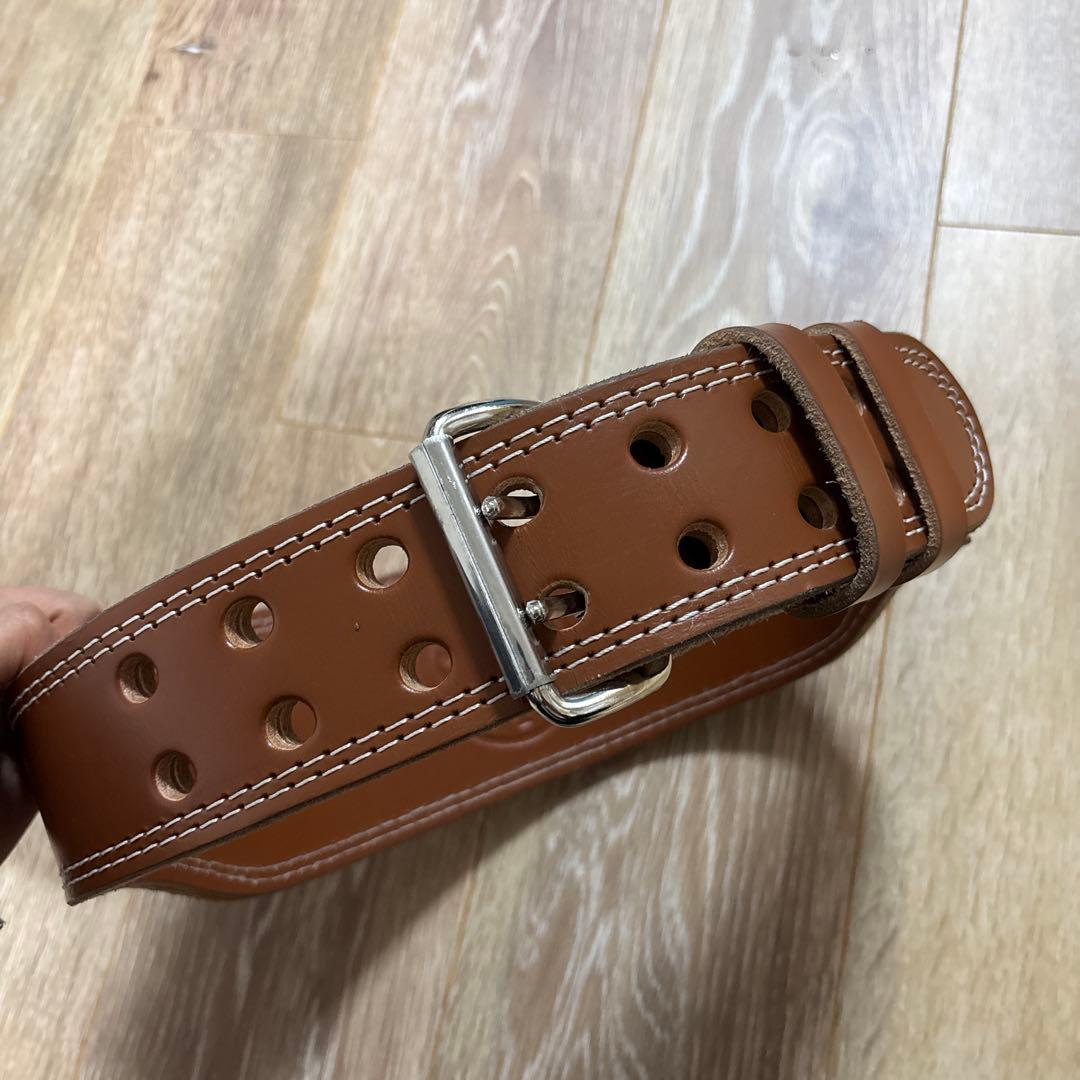 ゴールドジム プロレザーベルト Mサイズ