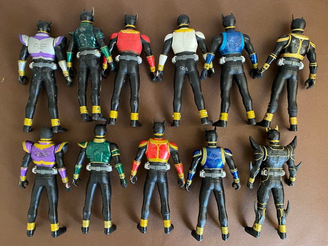 【中古品・ジャンク品】仮面ライダーソフビフィギュア セット売りまとめ 昭和 平成