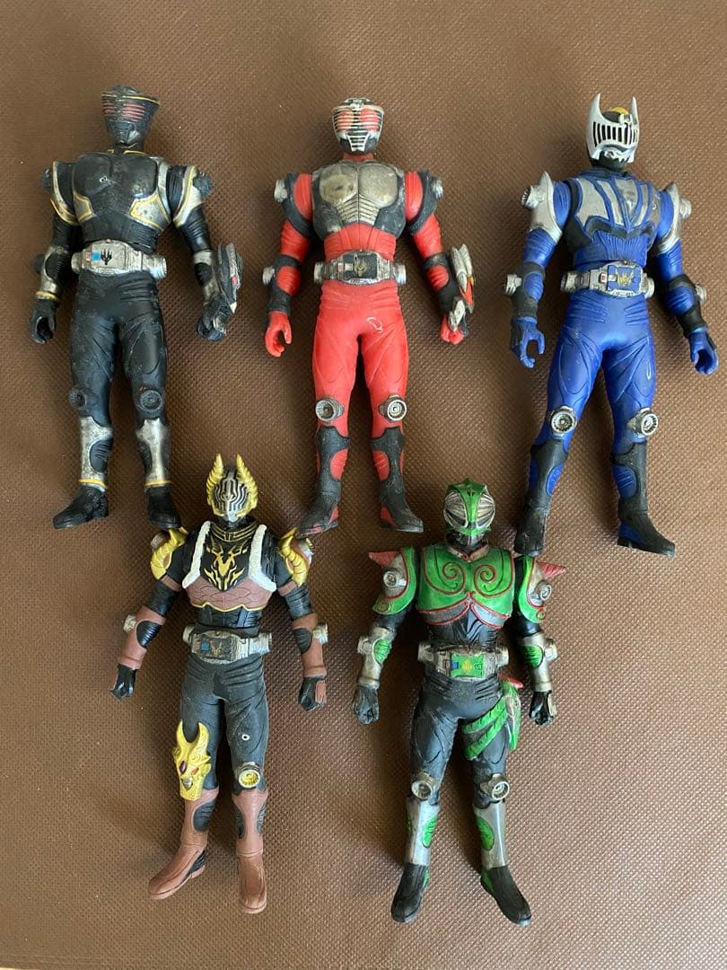 【中古品・ジャンク品】仮面ライダーソフビフィギュア セット売りまとめ 昭和 平成