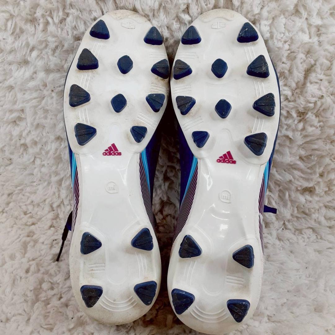 美品 27.5㎝◎アディダス ADIZERO F50 サッカースパイク ブルー