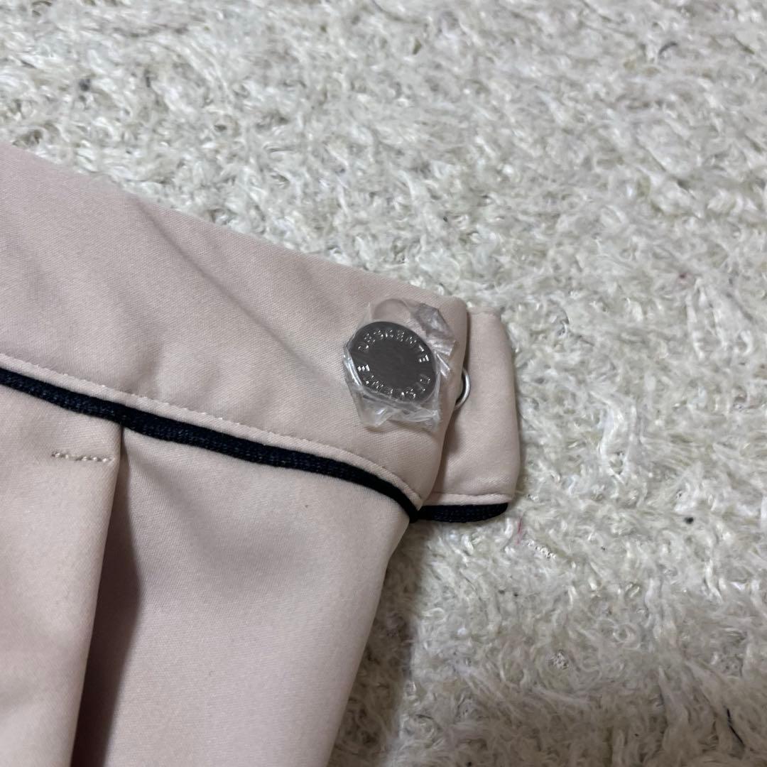 タグ付未使用　DESCENTE コーティングニットボンディングプリーツスカート