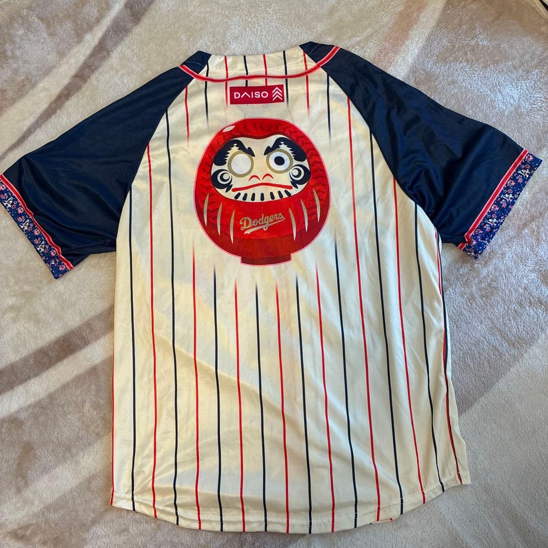 ドジャースDodgers 大谷ユニフォーム M ジャパニーズヘリテージナイト①