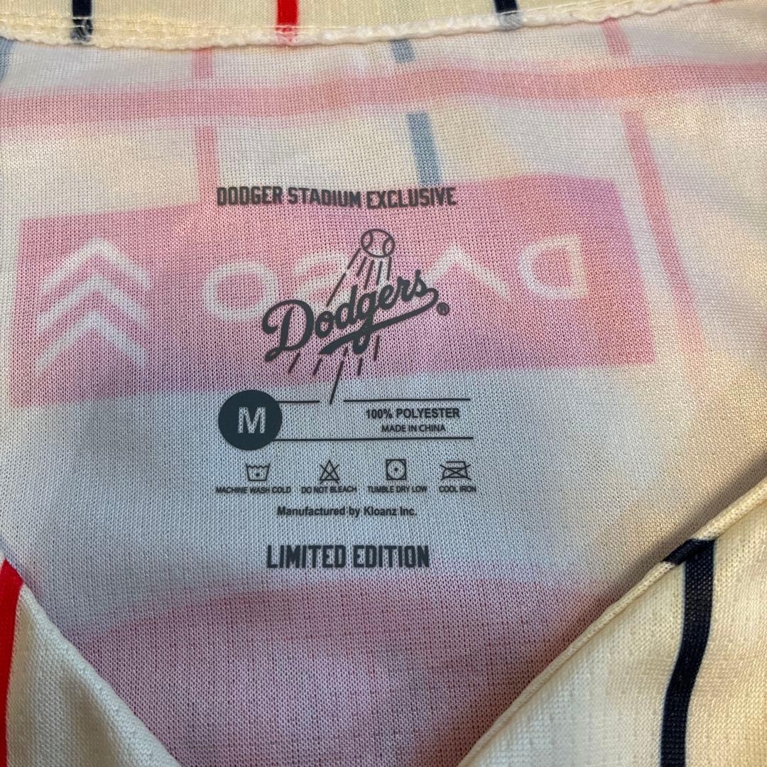 ドジャースDodgers 大谷ユニフォーム M ジャパニーズヘリテージナイト①