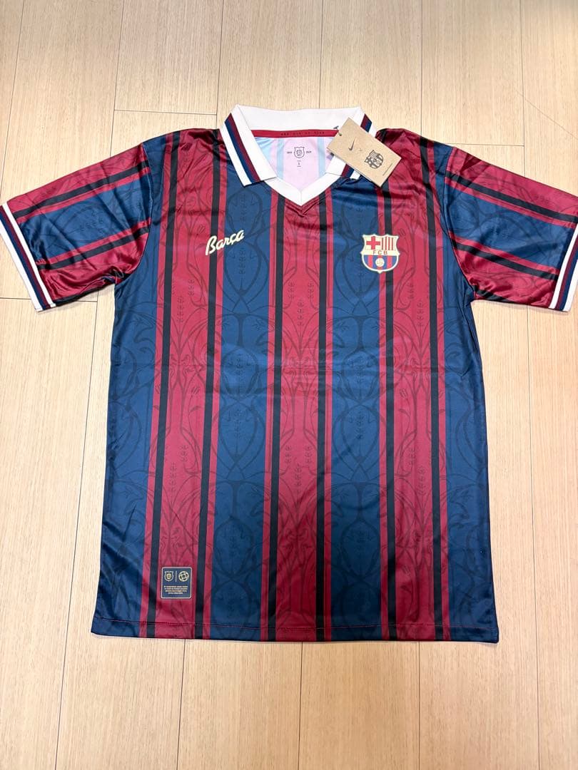 激レア125周年！fcバルセロナ　プジョル　ユニフォームレトロシャツ