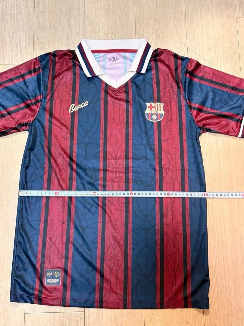 激レア125周年！fcバルセロナ　プジョル　ユニフォームレトロシャツ
