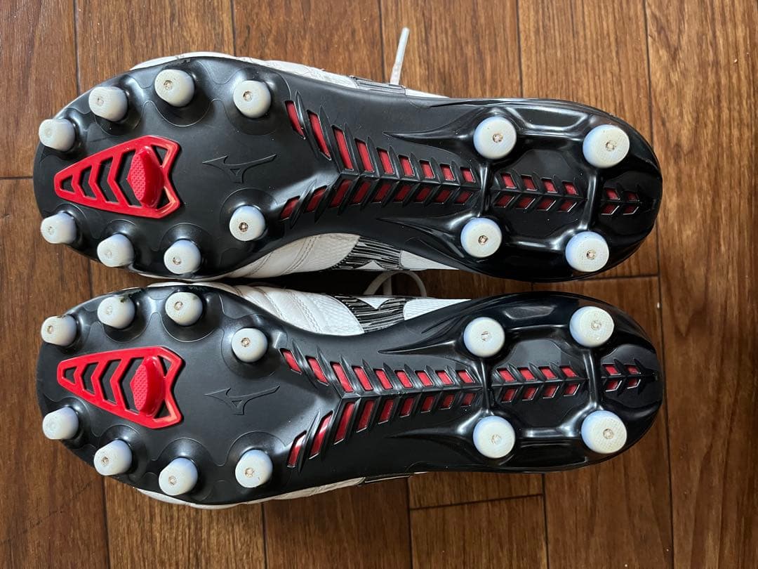 Mizuno サッカースパイク ホワイト/レッド 日本製