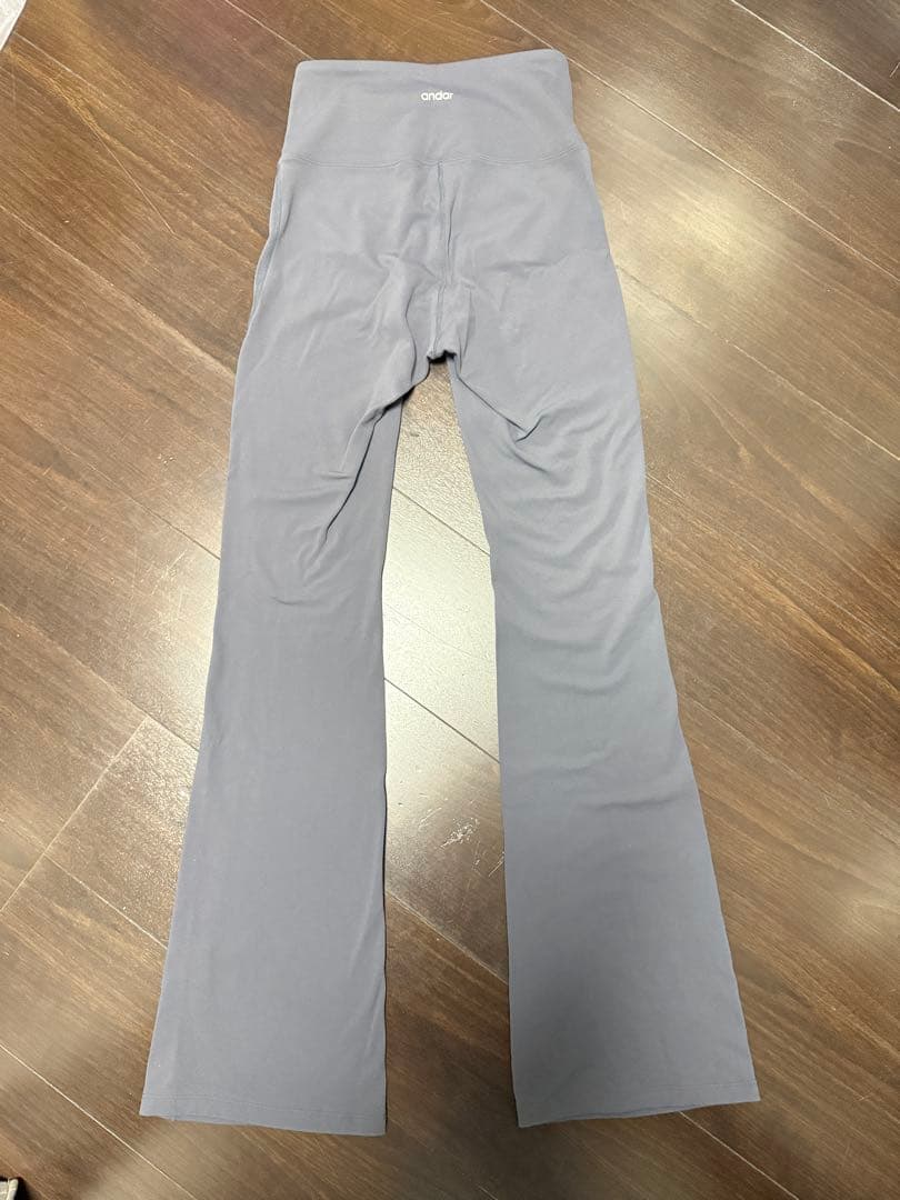 andar NEW Airywin 裏起毛フレアレギンス S ロング丈