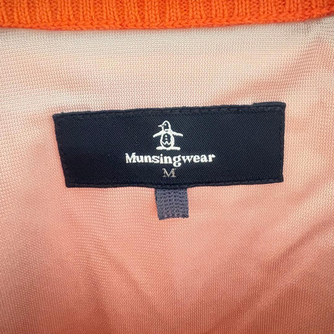Munsingwear マンシングウェア ニットセーター オレンジ Mサイズ