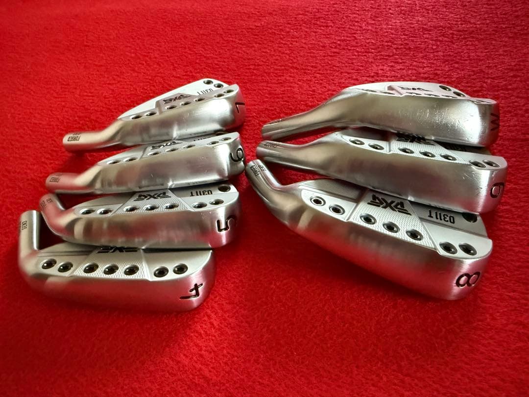 【美品】PXG 0311T GEN3 アイアンヘッド 7個 セット