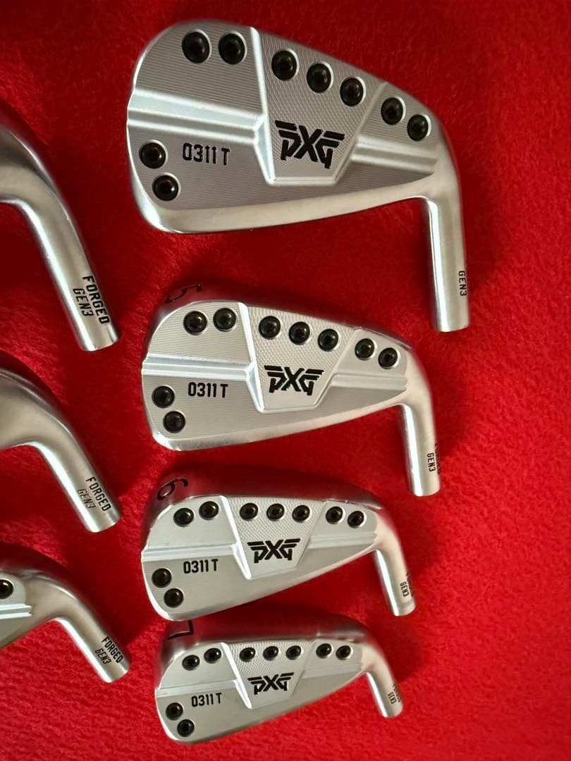 【美品】PXG 0311T GEN3 アイアンヘッド 7個 セット