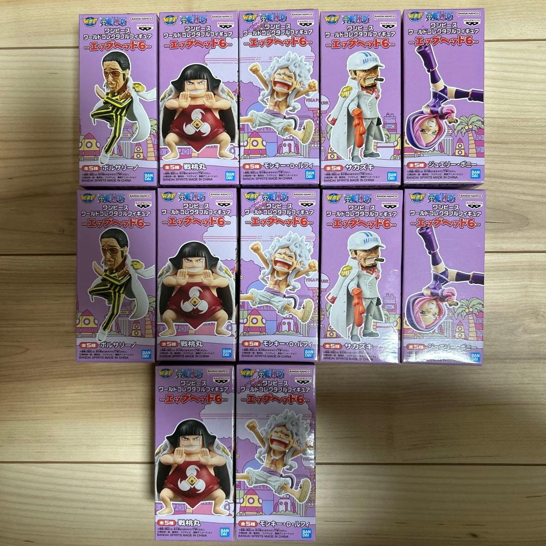 ワンピース ワールドコレクタブルフィギュア-エッグヘッド6- フルコンプ2セット