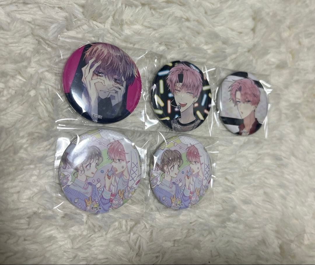 多聞くん今どっち トレーディング缶バッジ F/ACE展 福原多聞 ジメ原