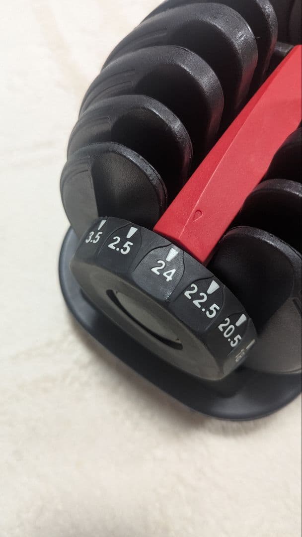片方だけでも、セットでもok！ 可変式ダンベル 最大24kg　No.2