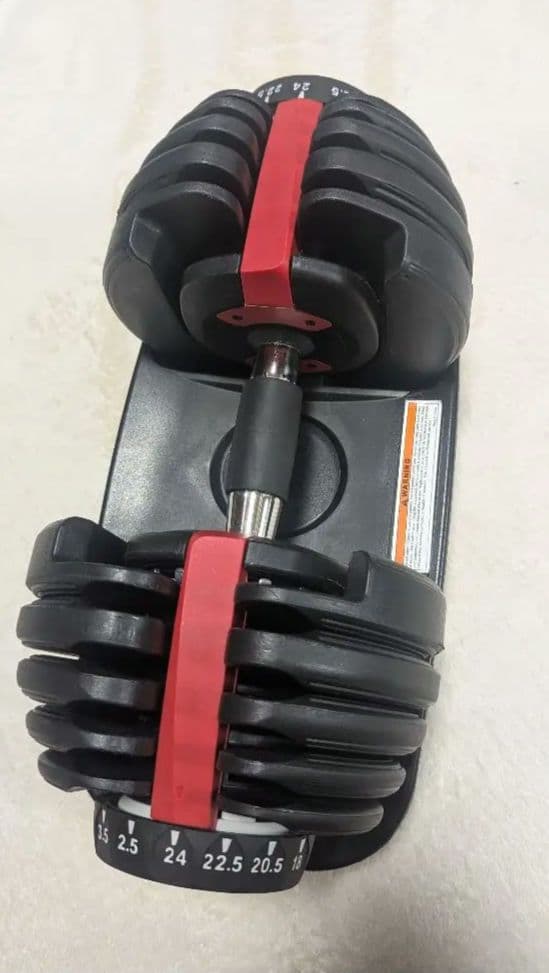 片方だけでも、セットでもok！ 可変式ダンベル 最大24kg　No.2