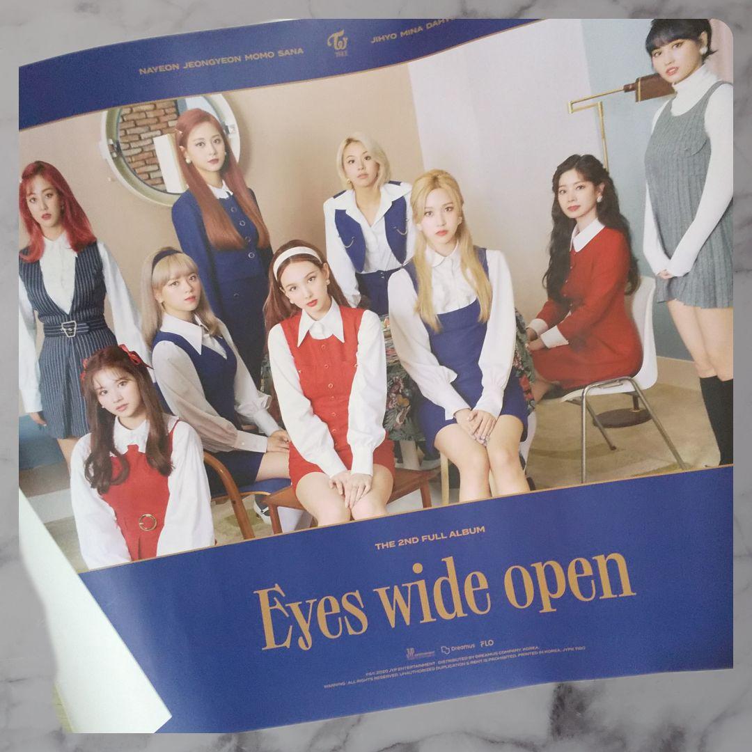 TWICE★Eyes wide open【初回限定】特典ポスターなど２点★新品