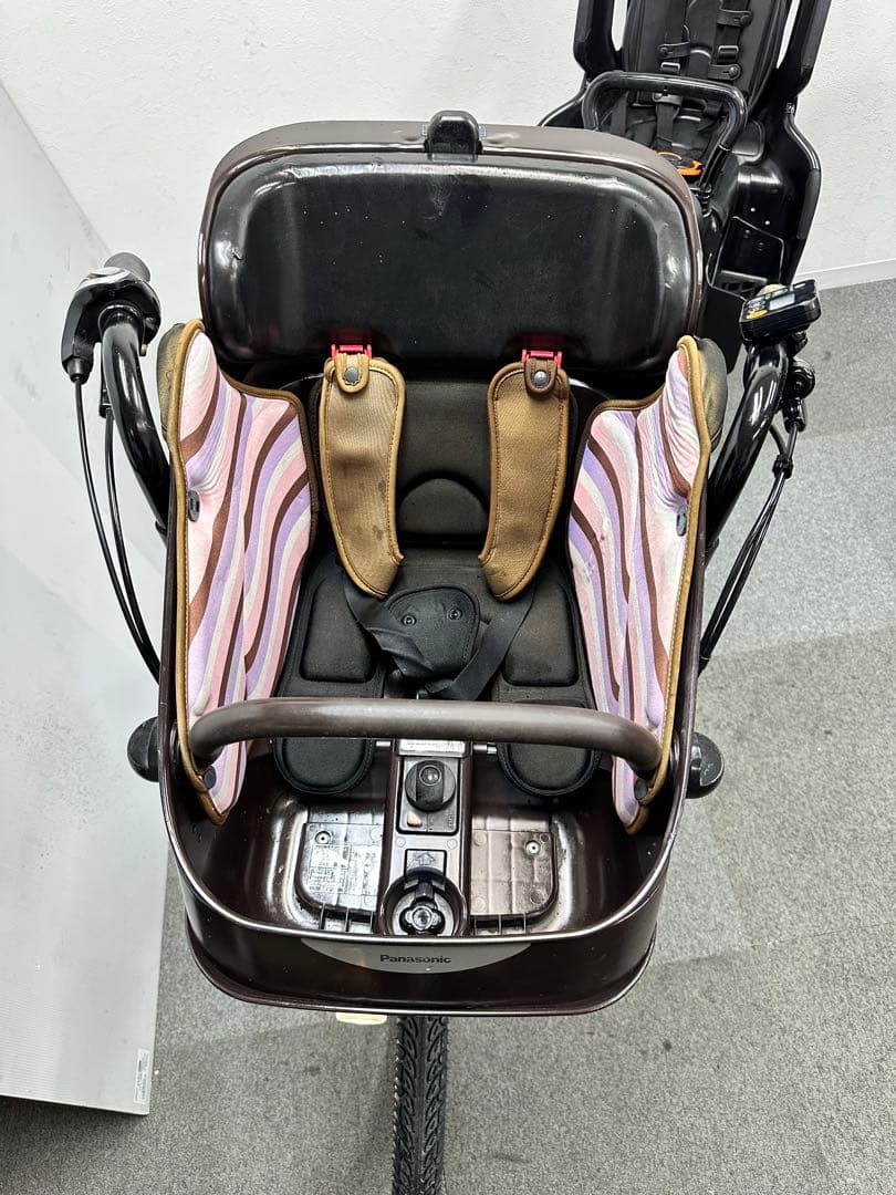 3人乗り電動アシスト自転車　パナソニックギュットミニ　子供乗せシート付き