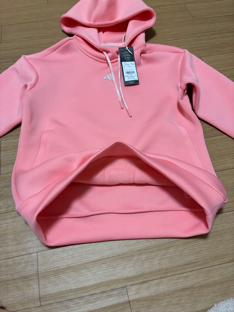 【新品 S トレンド】adidas ダンボールニット パーカー　ボアスカート