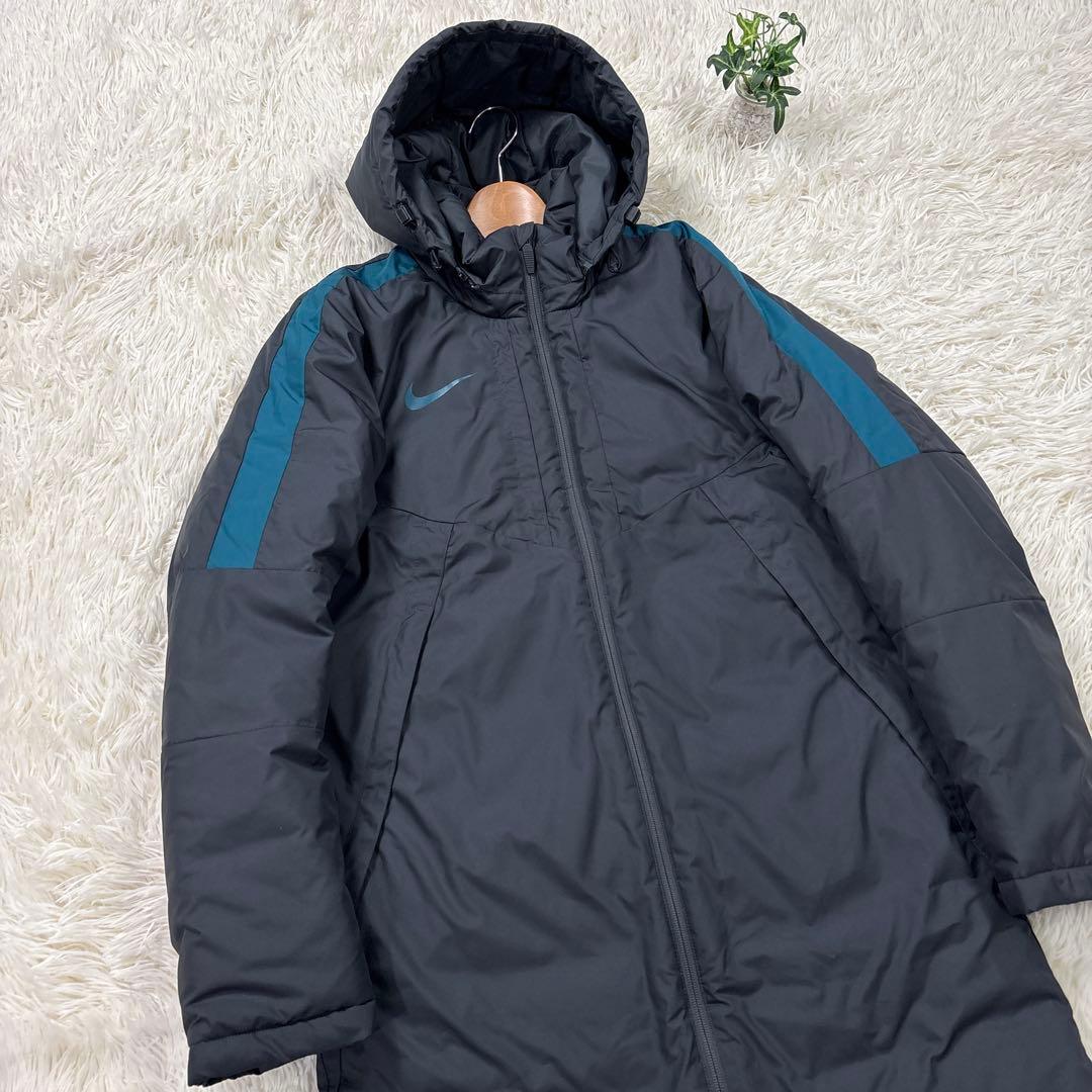NIKE ナイキ　ベンチコート　ライン　ポリエステル　M
