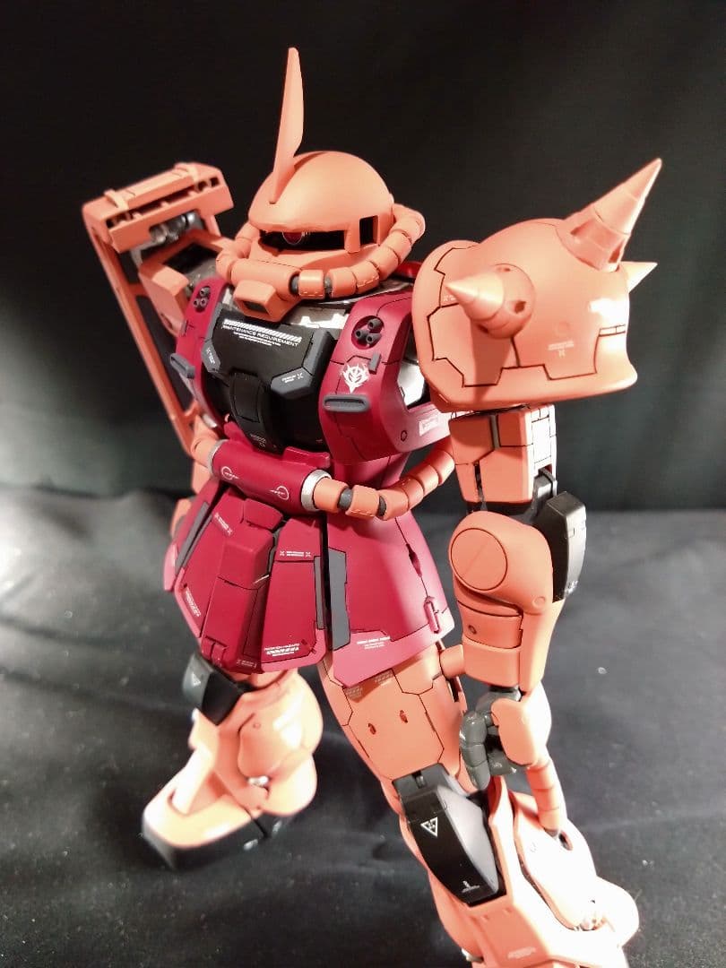 MG 1/100 MS-06S シャア専用ザクⅡ 改修塗装済完成品