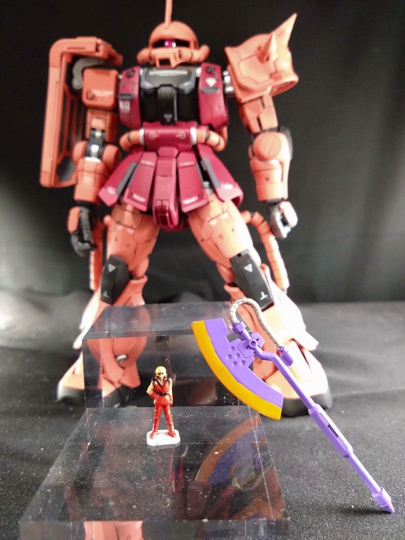 MG 1/100 MS-06S シャア専用ザクⅡ 改修塗装済完成品