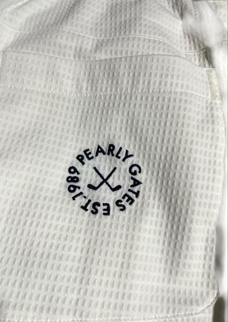 美品☆PEARLY GATES シアサッカー ジョガー パンツ レディース0