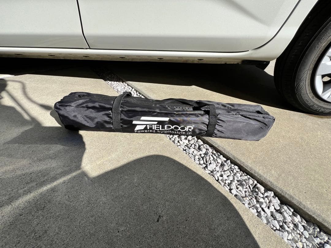 【美品】FIELDOOR タープ用ポールセット 120-280cm 赤