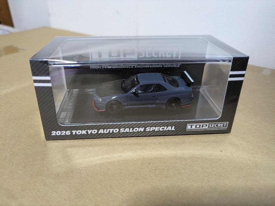 TOP SECRET 2026東京オートサロン 999台限定 BNR34ミニカー