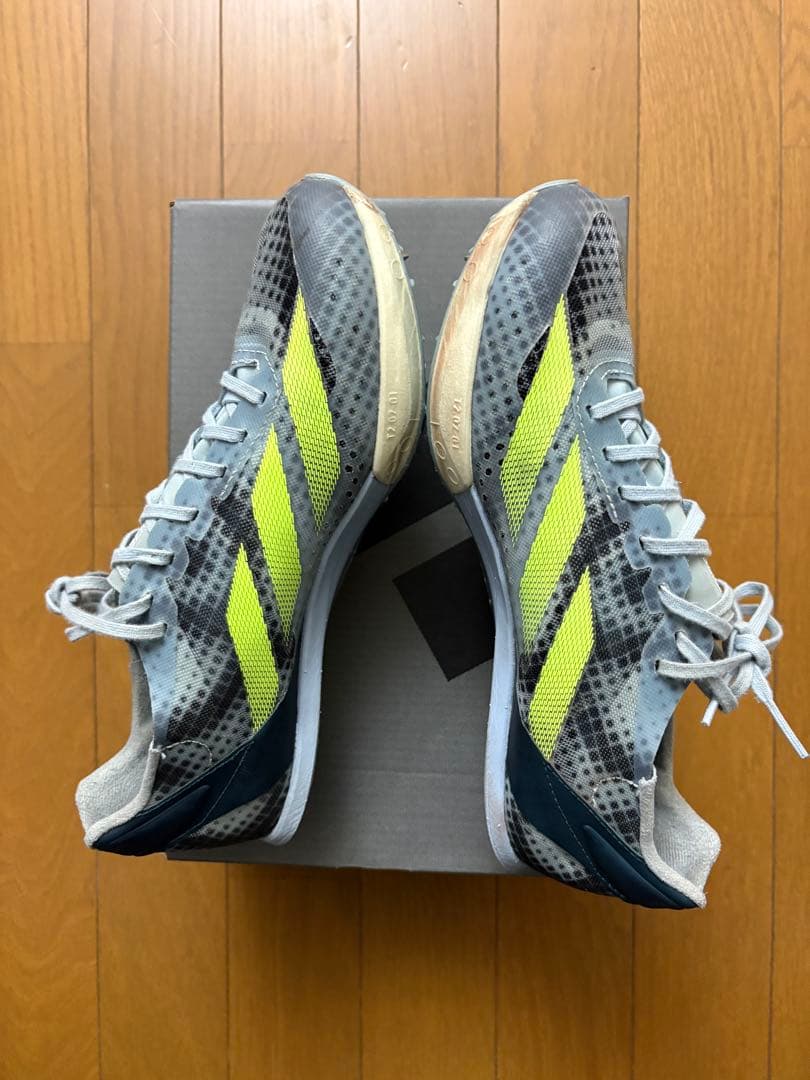 adizero PRIME SP2陸上競技用スパイクシューズ グレー/イエローj