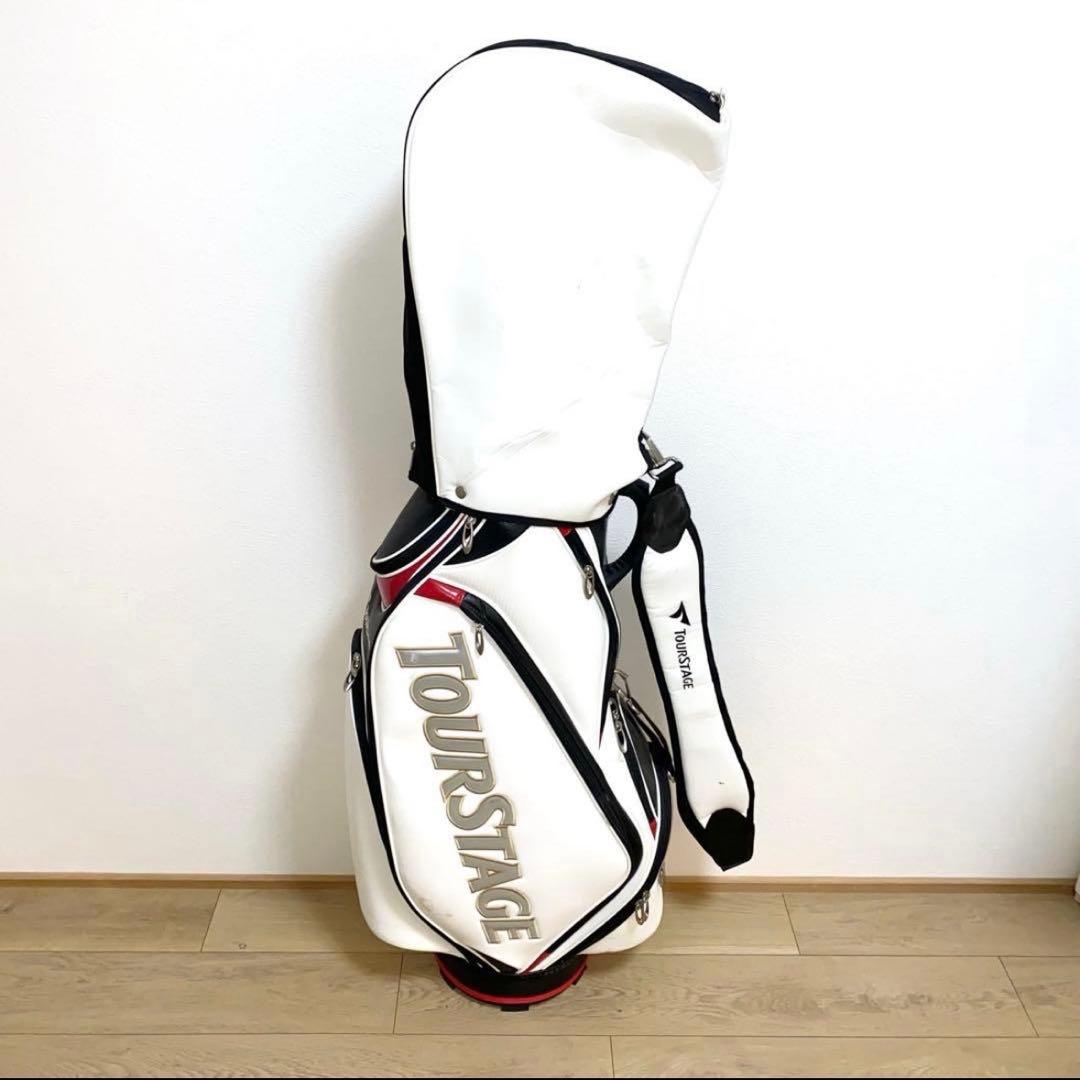 TOURSTAGEゴルフクラブ セット 初心者メンズ右利きキャディバッグ付SR