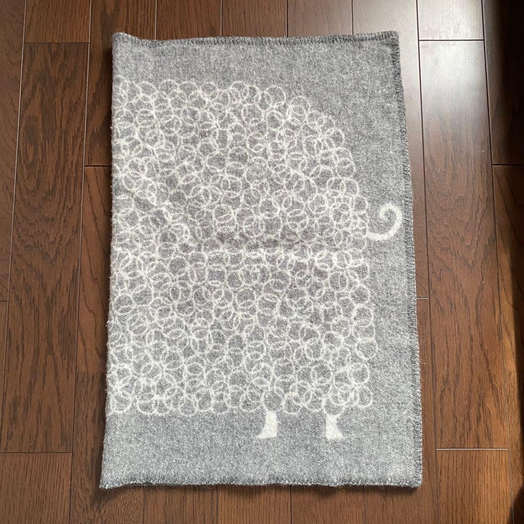 LAPUAN KANKURITラプアンカンクリ ウールブランケット グレー 羊