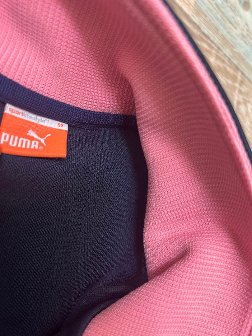 PUMA プーマ プージャー ピンク ネイビー 上下 ジャージ パンツ Y2K