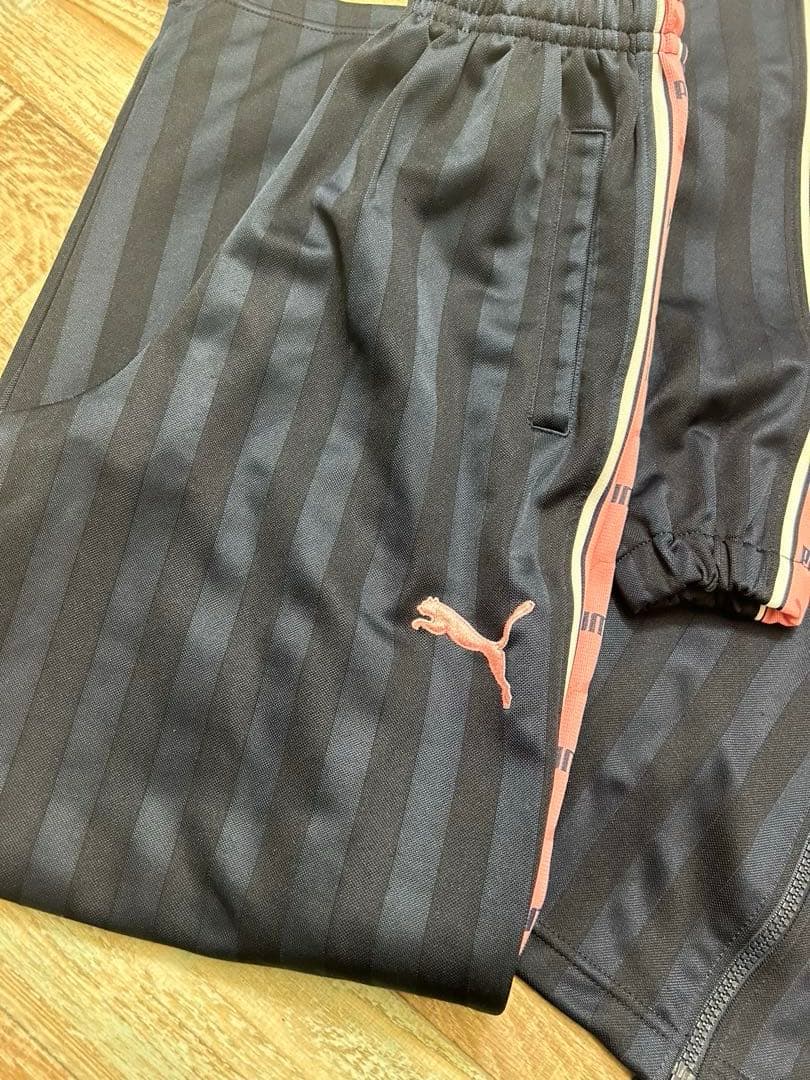 PUMA プーマ プージャー ピンク ネイビー 上下 ジャージ パンツ Y2K