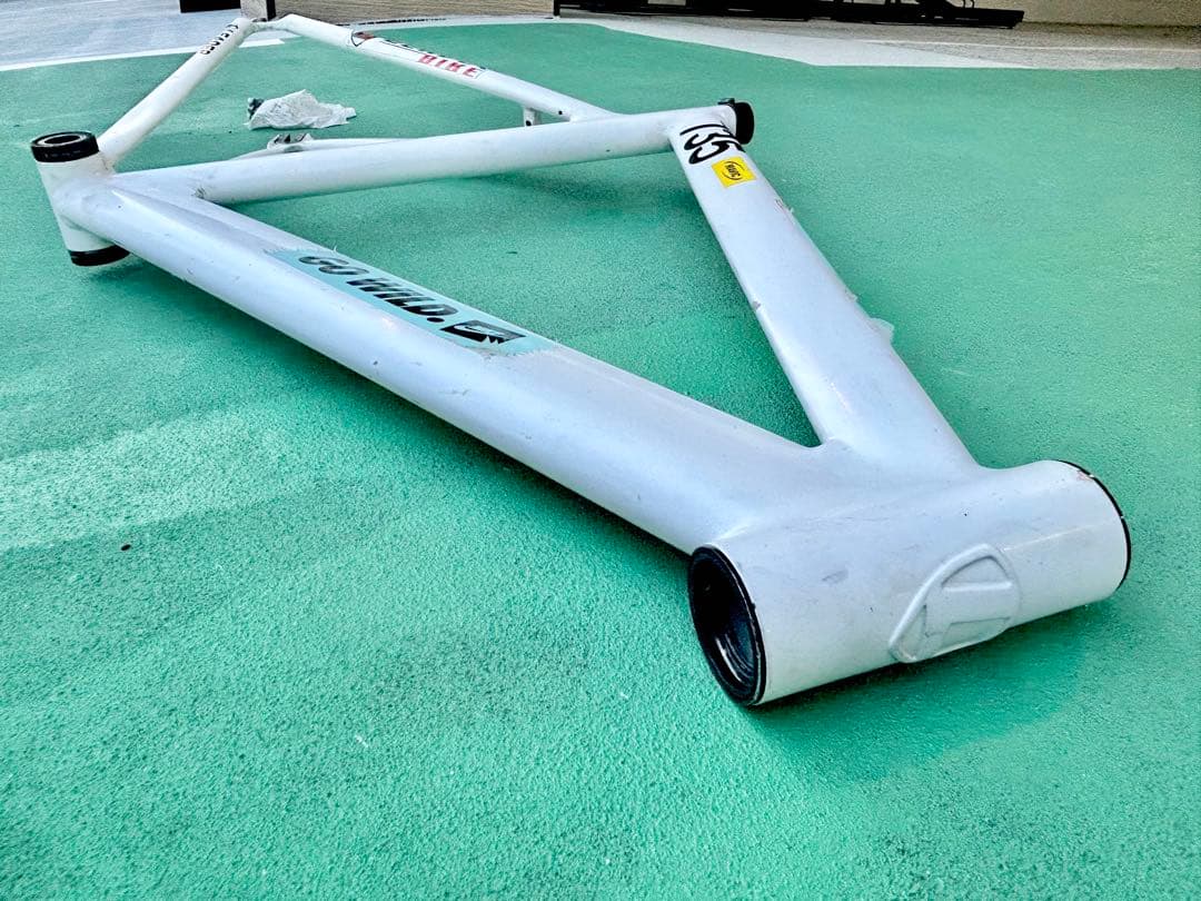 【リーダーバイク/LEADER735フレーム】割れ有！要確認品★サイズL