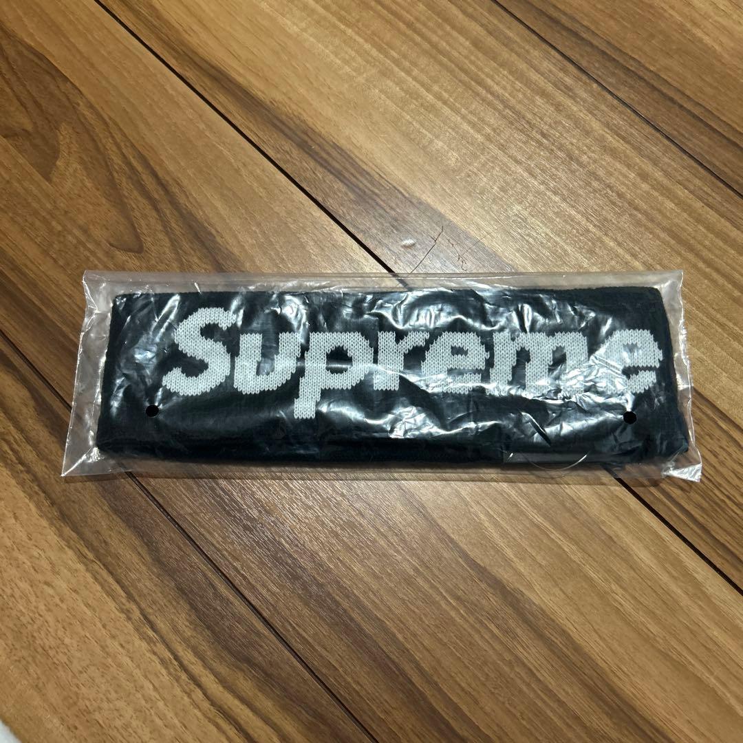 Supreme ブラック ヘアバンド