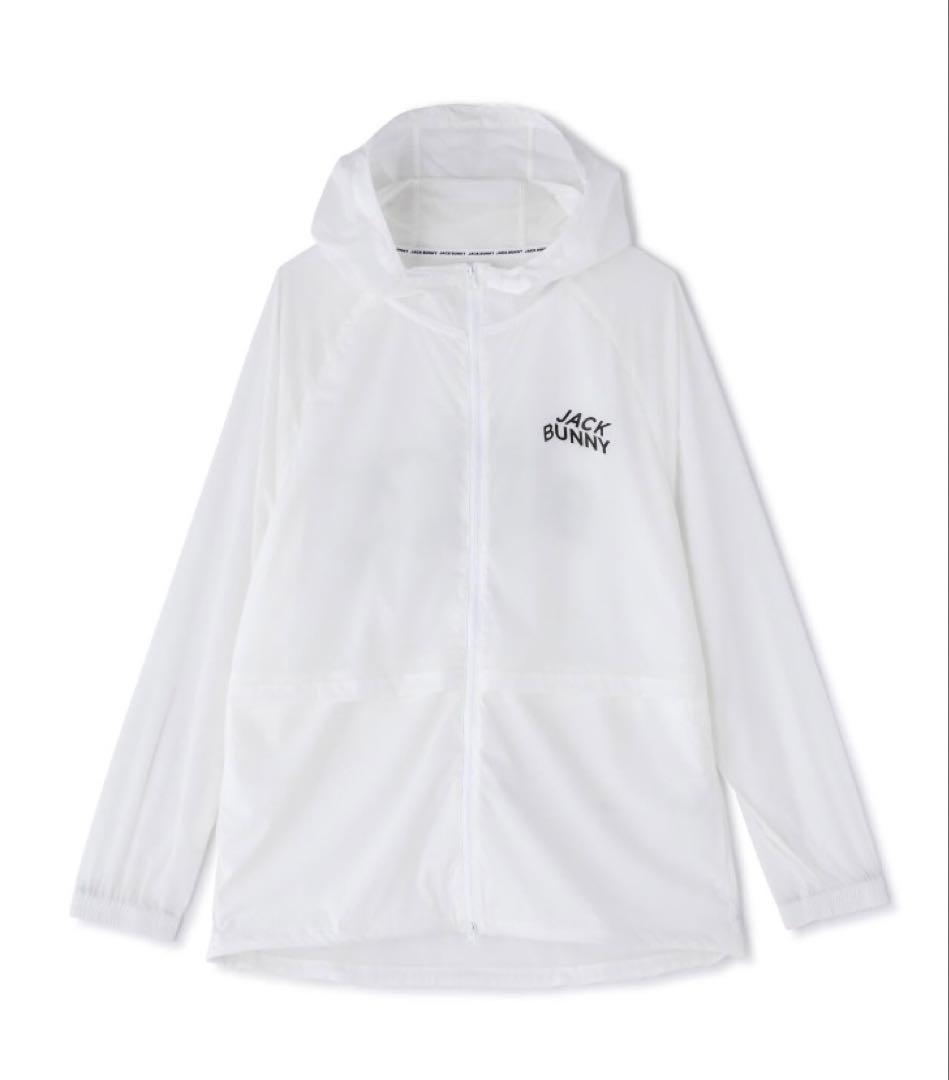 新品 パーリーゲイツ ジャックバニー ナイロンタフタ ブルゾン(5)L/白