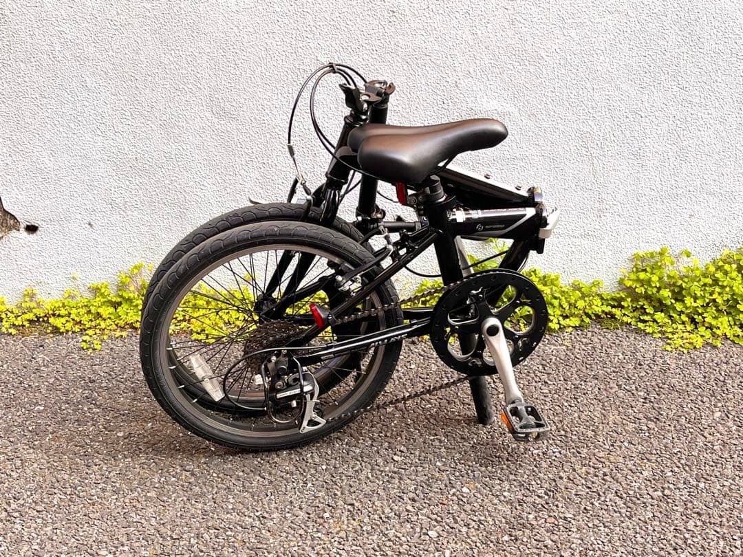 ８段　折り畳み自転車　サイクルベースあさひ　ALVLAYS-F アルミフレーム